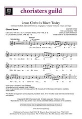 Jesus Christ Is Risen Today SATB choral sheet music cover